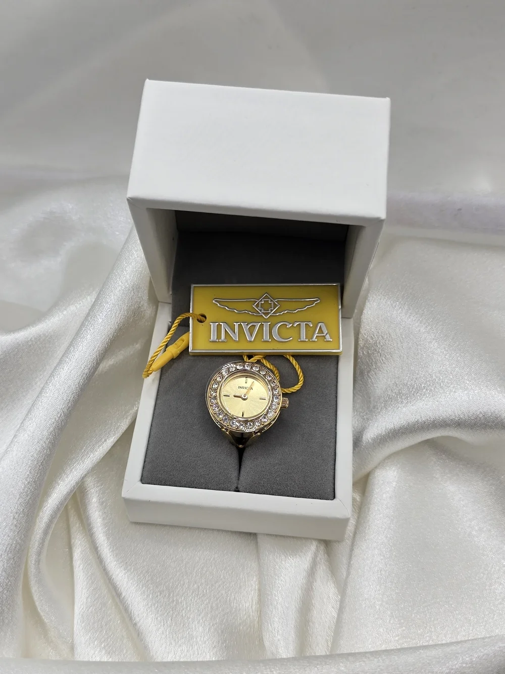 Invicta Gold Tone Ring Watch